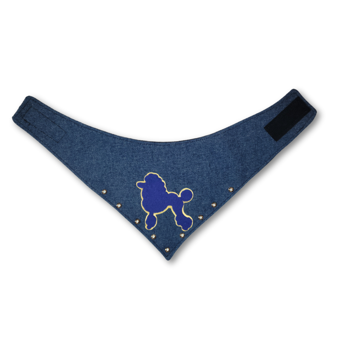 SGRHO Poodle Contoured Greek Pet Bandana