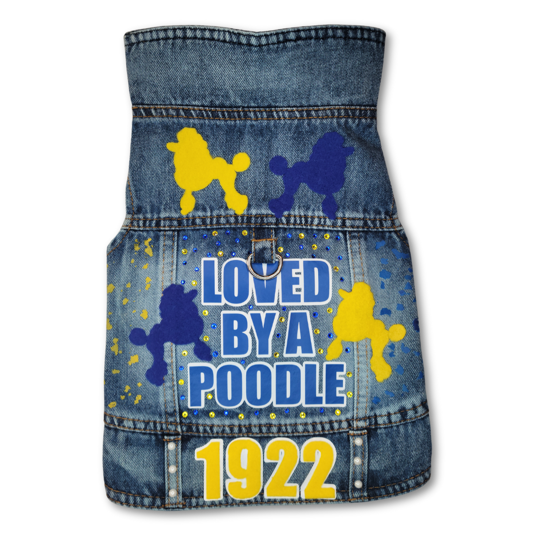 Bling SGRHO Inspired - Embellished Denim Pet Jacket