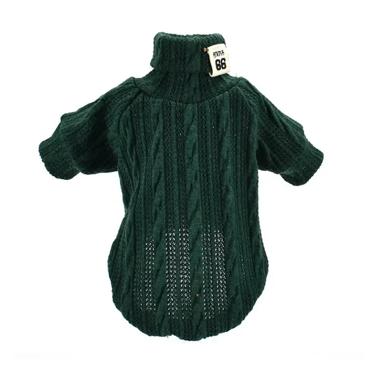 Dog Turtleneck Sweater for Small Dogs