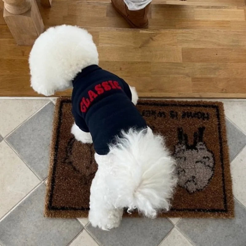 Luxury Letter Print Dog Hoodies