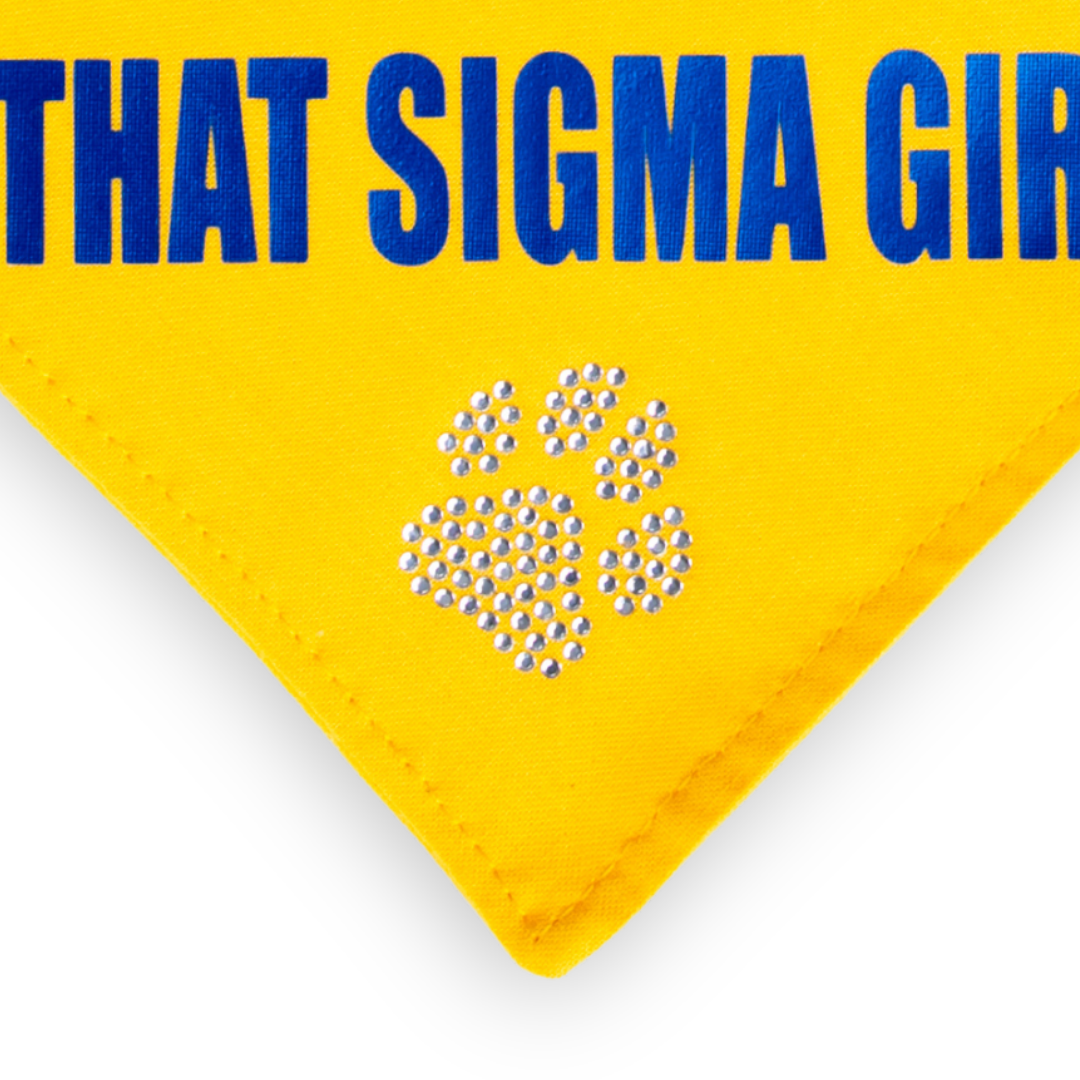 Poodles & Pearls Greek Pet Bandana