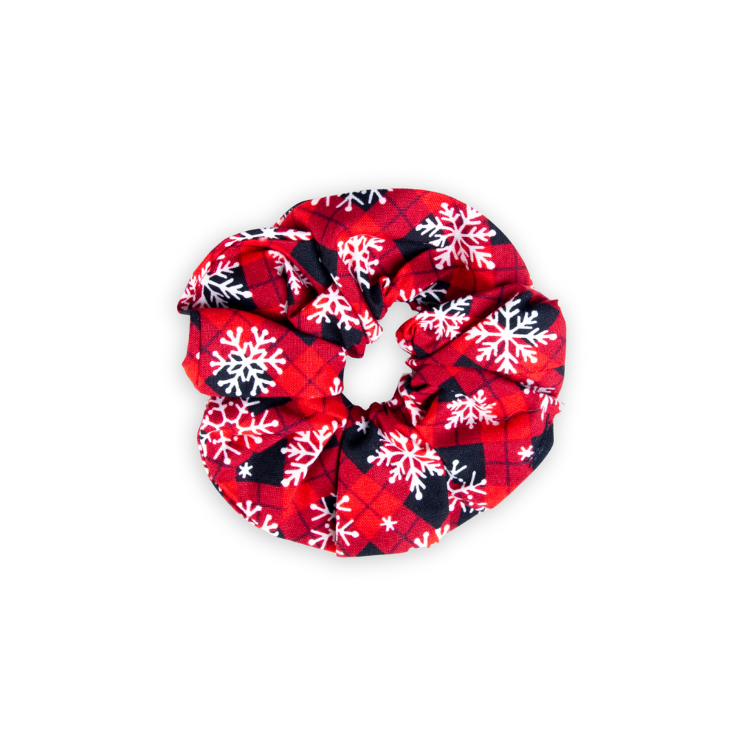 Snowflake Hair Scrunchie