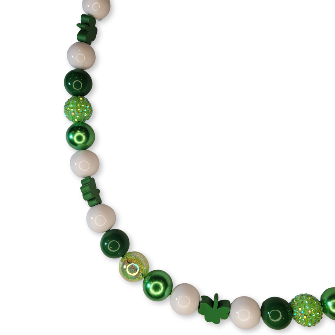 Sparkle Clover Decorative Pet Necklace