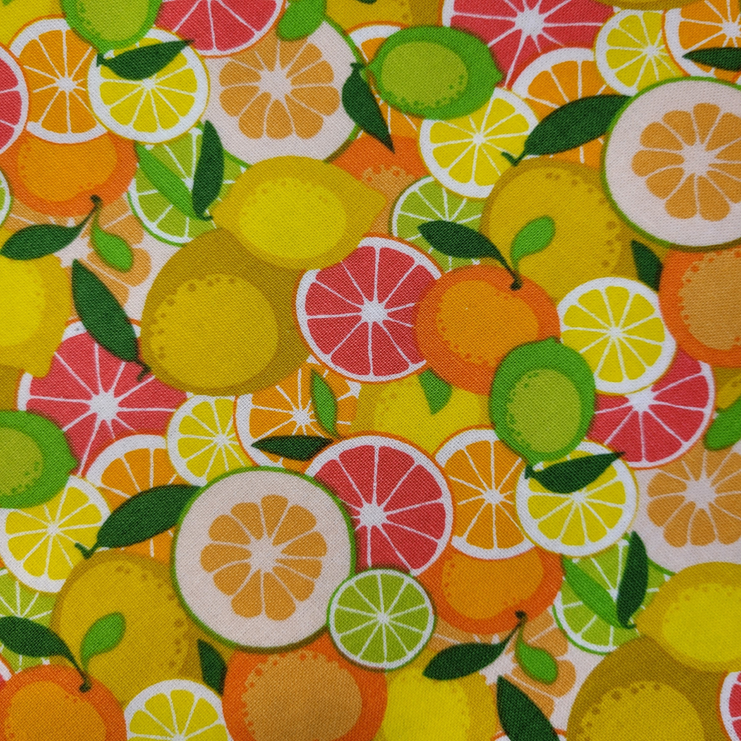 Summer Citrus Scrunchie