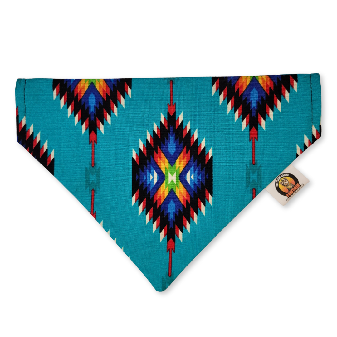 Turquois Arrow Pet Bandana