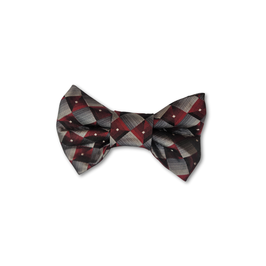 Upcycled Bow Tie - Executive Grey