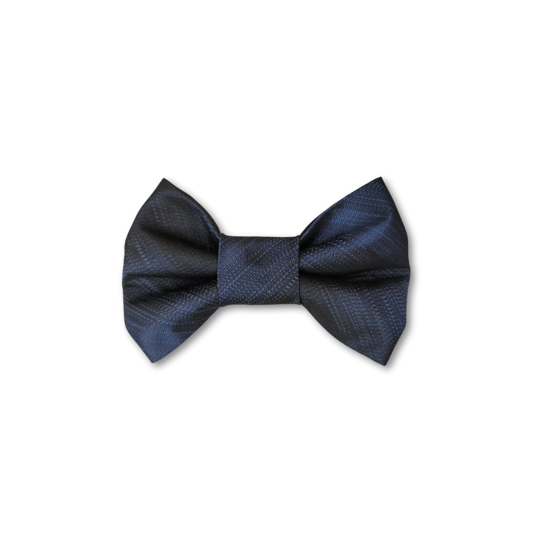 Upcycled Bow Tie - Power Blue