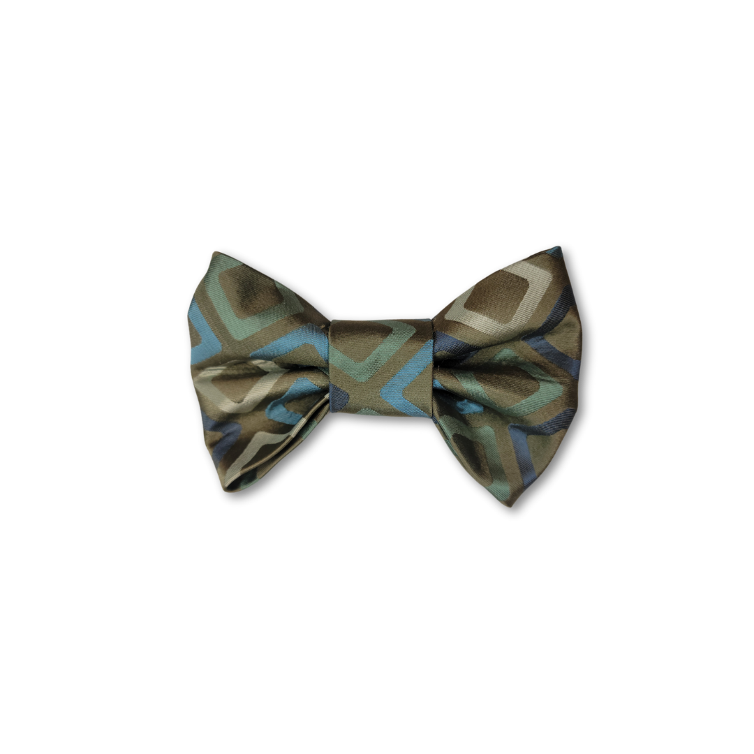 Upcycled Bow Tie - Sage On