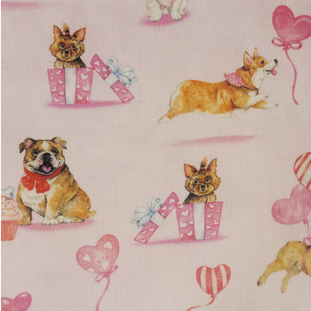 Valentine Pup Pet Collar Bow