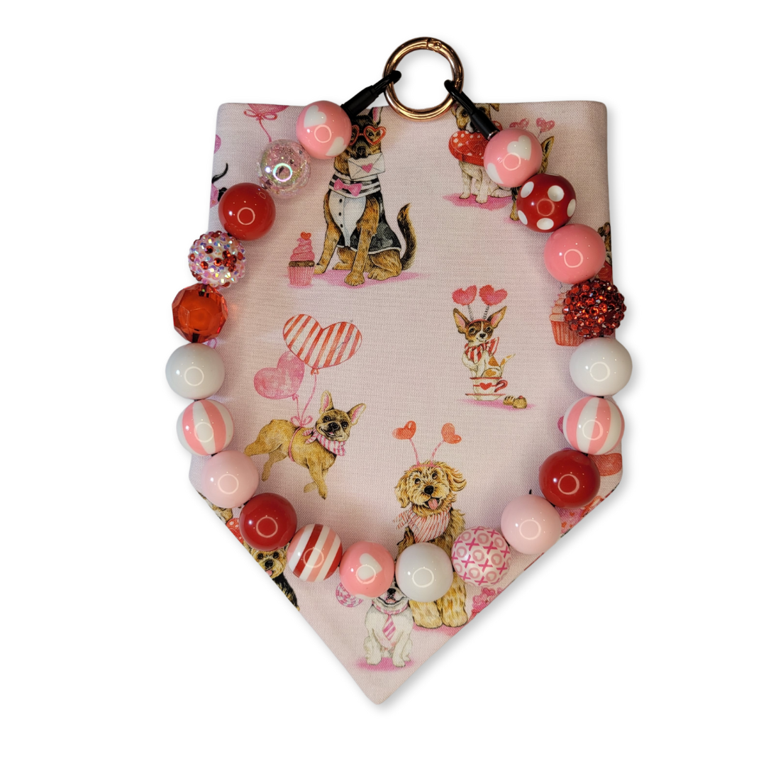 Pink Sparkle Decorative Pet Necklace
