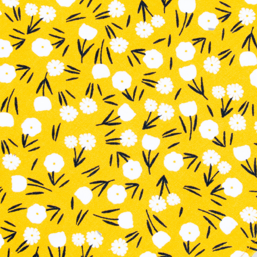 Yellow Spring Flower Pet Bandana