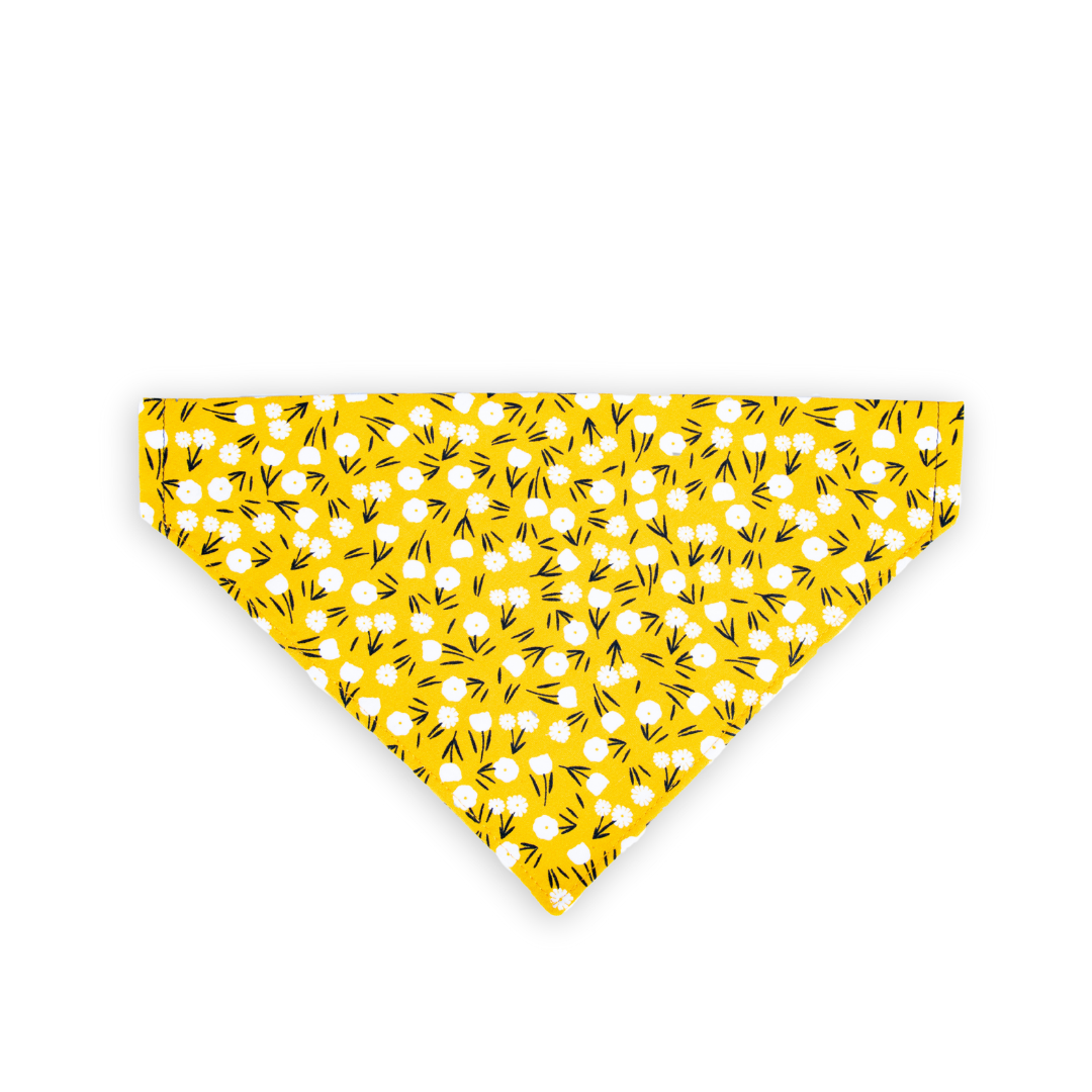 Yellow Spring Flower Pet Bandana