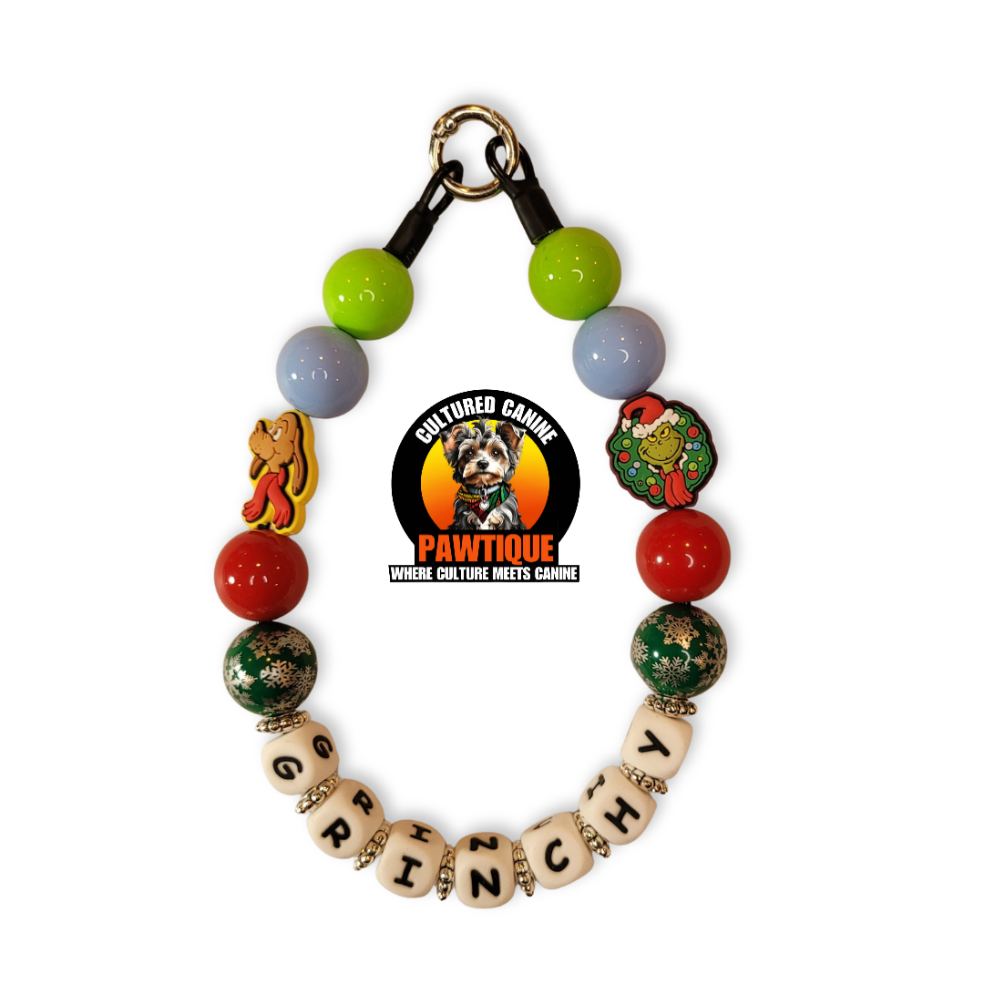 Holiday Grinchy Bubblegum Necklace Order