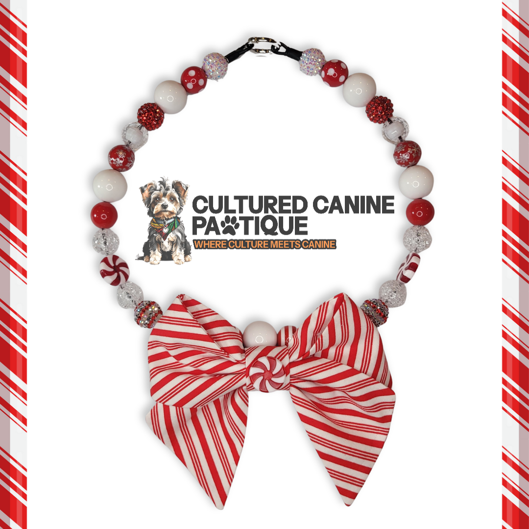 Custom XXL Peppermint Themed Bubblegum Necklace Order